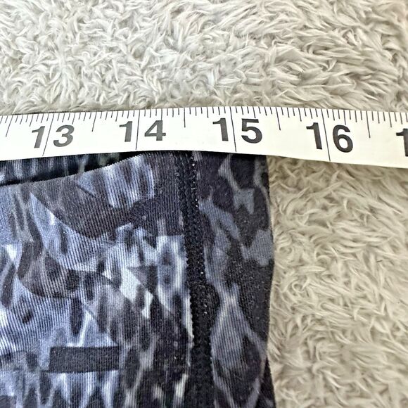 Athleta Womens L Leggings Black Gray Snake Print High Rise Stretch Athleisure - Picture 4 of 12